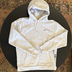 Hill City Light Gray Men's Hoodie